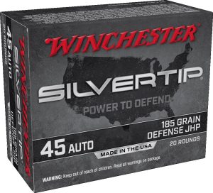 W45AST__36705.1584640530.1280.1280__39584.1626967772.1280.1280.jpg Winchester 45 Auto Ammunition W45AST 185 Grain ST Hollow Point SX 20 Rounds