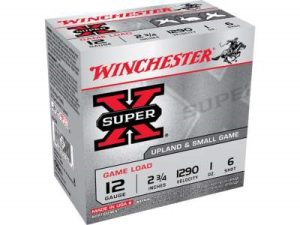 XU126CASE-2__99660__30651.1541607686.1280.1280.jpg Winchester 12 Gauge Ammunition Super-X Upland Game XU126 2-3/4" 1oz 1290fps #6 250 rounds