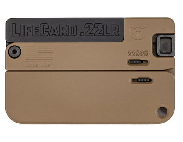 TB POLY LIFECARD FOLD 22LR BAR BRN