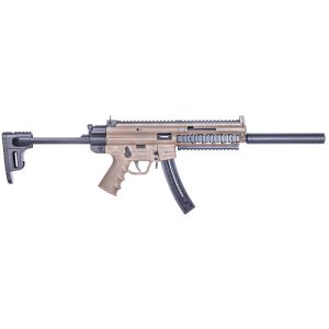 https3A2F2Fmedia.chattanoogashooting.com2Fimages2Fproduct2FAKGERGGSG1622T2FAKGERGGSG1622T-1.jpg ATI German Sports Guns GSG-16 Carbine RIA Rifle .22 LR 22rd Magazine 16.25" Barrel Tan