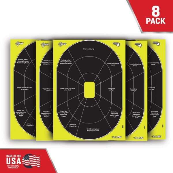 https3A2F2Fmedia.chattanoogashooting.com2Fimages2Fproduct2FAN15220302FAN1522030.jpg Allen EZ Aim Splash Reactive Target 12.5"x18.25" Handgun Trainer 30 per Pad