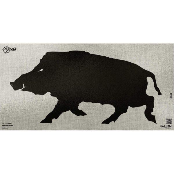 Allen EZ Aim Thermal ID Boar Paper Target 24"x12" Grey