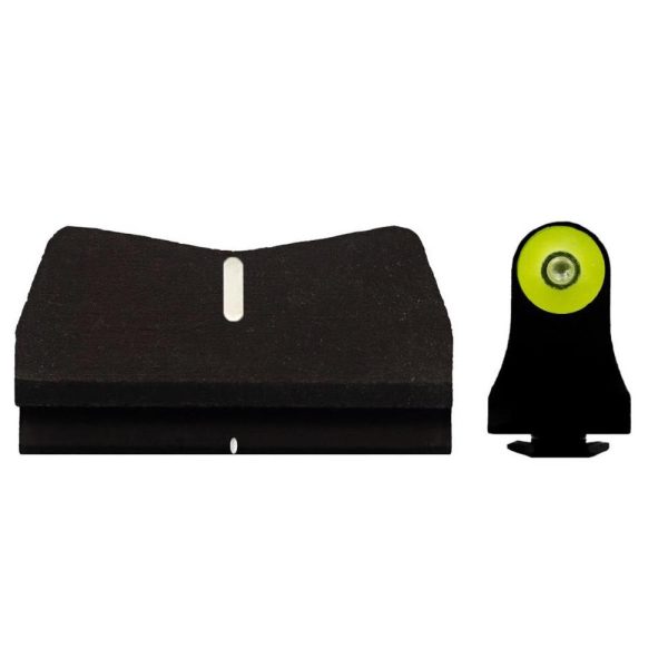 https3A2F2Fmedia.chattanoogashooting.com2Fimages2Fproduct2FAQGL0015P3Y2FAQGL0015P3Y.jpg XS Sight DXW2 Big Dot Sight for Glock Suppressor Hgt 17 19 22-24 26 27 31-36 - Yellow