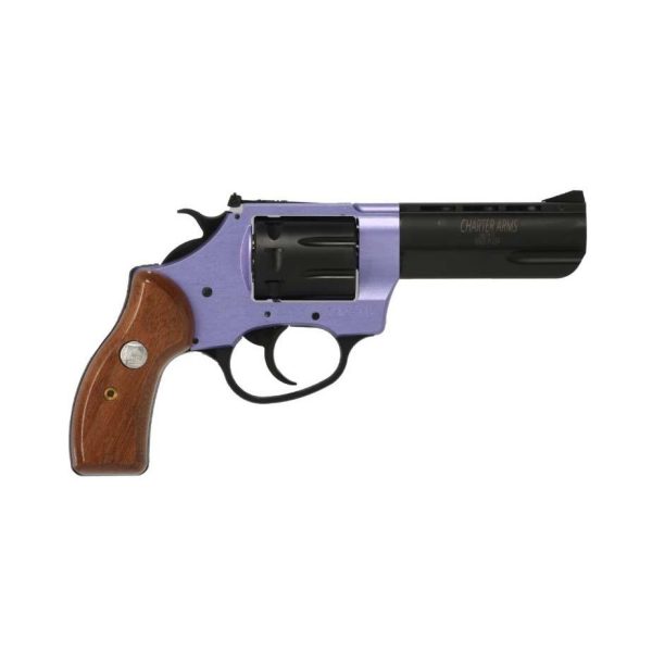 Charter Arms Pathfinder II Handgun .22 LR 8rd Capacity 3.5'' Barrel Lavender/Black