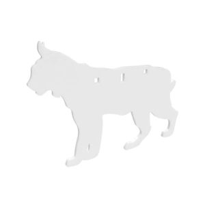 https3A2F2Fmedia.chattanoogashooting.com2Fimages2Fproduct2FBABC477072FBABC47707.jpg Birchwood Casey AR500 3/8" Steel 1 Hole Animal Silhouette Target - Bobcat 1/ct
