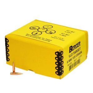 https3A2F2Fmedia.chattanoogashooting.com2Fimages2Fproduct2FBB247292FBB24729.jpg Berger VLD Target Bullets 6mm .243" 105 gr HPBT 500/ct