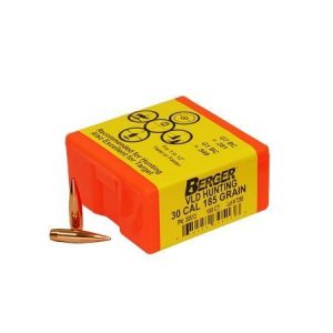 https3A2F2Fmedia.chattanoogashooting.com2Fimages2Fproduct2FBB305132FBB30513.jpg Berger Match Grade Hunting Bullets .30 cal .308" 185 gr VLD Hunter 100/ct