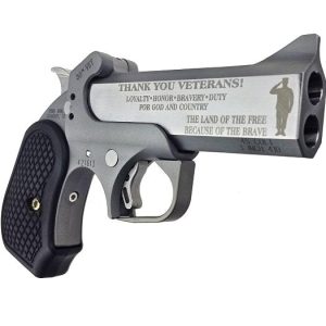 https3A2F2Fmedia.chattanoogashooting.com2Fimages2Fproduct2FBEBA30THVET45LC4102FBEBA30THVET45LC4102.jpg Bond Arms Limited Edition 30th Anniversary Vet Handgun .45 Colt /410ga 2rd Capacity 4.25" Barrel w/Resin Grips