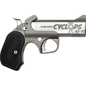 https3A2F2Fmedia.chattanoogashooting.com2Fimages2Fproduct2FBEBACY45702FBEBACY4570-1.jpg Bond Arms Cyclops .45-70 Gov't Single Shot 4.25" Barrel Stainless Steel with Black Grips