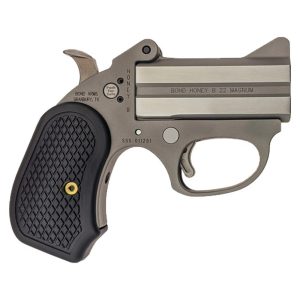 https3A2F2Fmedia.chattanoogashooting.com2Fimages2Fproduct2FBEBAHB22MAG2FBEBAHB22MAG-1_1.jpg Bond Arms Honey B Handgun .22 Mag 2rd Capacity 3" Barrel Stainless Steel with Black Grips
