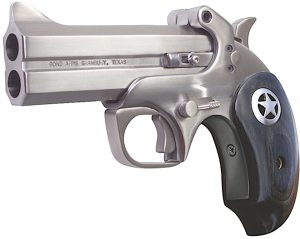 https3A2F2Fmedia.chattanoogashooting.com2Fimages2Fproduct2FBEBARII2FBEBARII.jpg Bond Arms Ranger II Derringer w/ Trigger Guard .45 Colt/410ga. 2rd Capacity 4.25"Barrel Stainless Steel