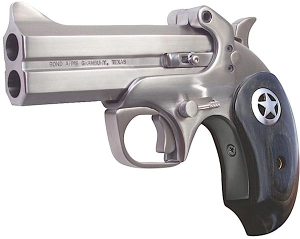 https3A2F2Fmedia.chattanoogashooting.com2Fimages2Fproduct2FBEBARII2FBEBARII.jpg Bond Arms Ranger II Derringer w/ Trigger Guard .45 Colt/410ga. 2rd Capacity 4.25"Barrel Stainless Steel