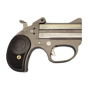https3A2F2Fmedia.chattanoogashooting.com2Fimages2Fproduct2FBEBASRS22LR2FBEBASRS22LR.jpg Bond Arms Stinger RS Handgun 22LR 2/rd 3" Barrel Silver with Black Grips