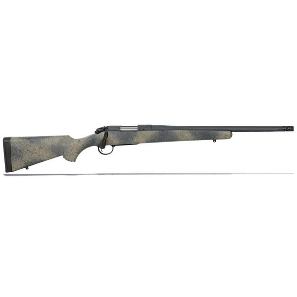 https3A2F2Fmedia.chattanoogashooting.com2Fimages2Fproduct2FBGB14S521SP2FB14S521SP.jpg Bergara Ridge Wilderness Rifle .308 Win 4rd Magazine 18" Barrel Tan/Gray Speckled Stock