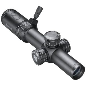 https3A2F2Fmedia.chattanoogashooting.com2Fimages2Fproduct2FBHAR71424I2FBHAR71424I-1.jpg Bushnell AR Rifle Scope - 1-4x24mm Illuminated BTR-1 Reticle Black Matte