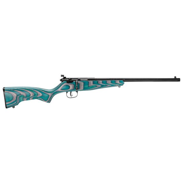 https3A2F2Fmedia.chattanoogashooting.com2Fimages2Fproduct2FBV138022FBV13802.jpg Savage Arms Rascal Minimalist Rifle 22 LR Single Shot 16.13" Barrel Teal/Grey