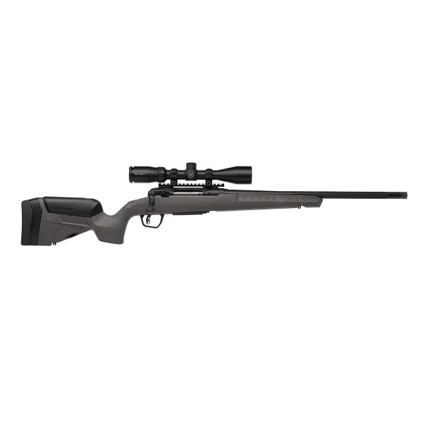 https3A2F2Fmedia.chattanoogashooting.com2Fimages2Fproduct2FBV324742FBV324491.jpg Savage 110 Trail Blazer XP Rifle 7 PRC 2rd Capacity 22" Threaded Fluted Barrel Flat Dark Gray Stock w/Crossfire II 3-9x40