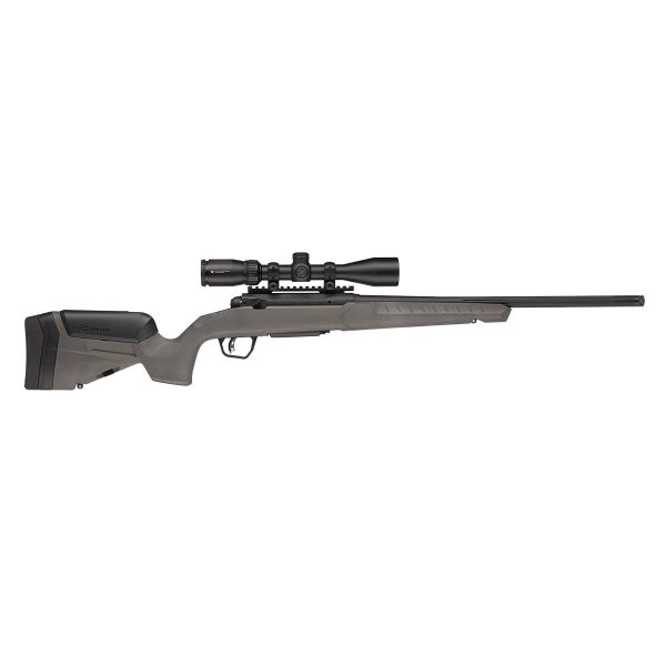 https3A2F2Fmedia.chattanoogashooting.com2Fimages2Fproduct2FBV324822FBV324821.jpg Savage 110 Trail Blazer XP LH Rifle 6.5 Creedmoor 4rd Capacity 20" Threaded Fluted Barrel Flat Dark Gray Stock w/Crossfire II 3-9x40