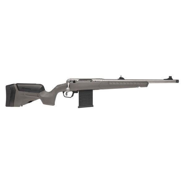 https3A2F2Fmedia.chattanoogashooting.com2Fimages2Fproduct2FBV325022FBV324981.jpg Savage 110 Ridge Hunter Rifle 350 Legend 10rd Capacity 18" Threaded Barrel Flat Dark Gray Stock