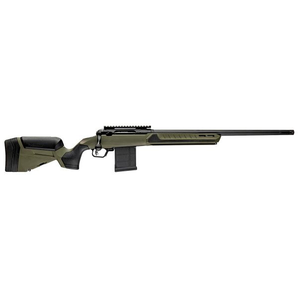 https3A2F2Fmedia.chattanoogashooting.com2Fimages2Fproduct2FBV326382FBV326311.jpg Savage 110 Core Hunter Predator Rifle 6.5 Creedmoor 10rd Magazine 22" Threaded Barrel Hunter Green Synthetic Stock