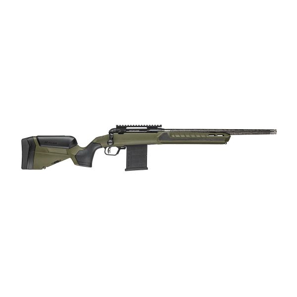 https3A2F2Fmedia.chattanoogashooting.com2Fimages2Fproduct2FBV326642FBV326581.jpg Savage 110 Ultralite Predator Rifle 308 Win 10rd Magazine 18" Threaded Barrel Hunter Green Synthetic Stock