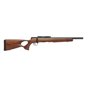 https3A2F2Fmedia.chattanoogashooting.com2Fimages2Fproduct2FBV708172FBV70817-1.png Savage Arms B17 Timber Thumbhole Rifle .17 HMR 10rd 16.5" 1/2x28 Threaded Barrel Wood