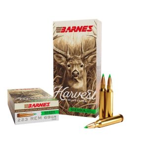 https3A2F2Fmedia.chattanoogashooting.com2Fimages2Fproduct2FBX323972FBX32397_2.jpg Barnes Harvest Sierra Tipped GameKing Ammunition .223 Rem 69gr PT 3000 fps 20/ct