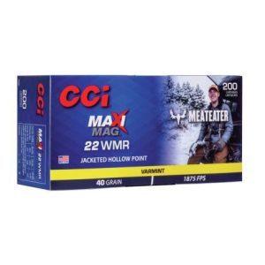 https3A2F2Fmedia.chattanoogashooting.com2Fimages2Fproduct2FCC09582FCC0958_2.jpg CCI Maxi Mag .22 WMR 40 gr JHP 200/ct