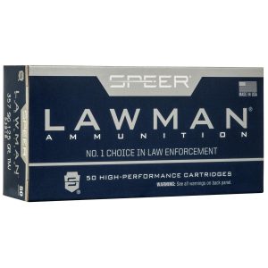 Speer Lawman Handgun Ammunition .357 SIG 125 gr TMJ 1350 fps 50/ct