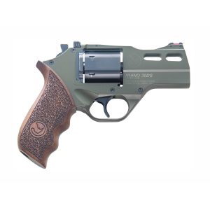 https3A2F2Fmedia.chattanoogashooting.com2Fimages2Fproduct2FCH3402852FCH3402852.jpg Chiappa Rhino Revolver 30DS Hunter OD Green Hand Gun .357 Mag 6rd Capacity 3" Barrel with 3 Moon Clips