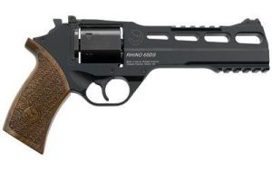 https3A2F2Fmedia.chattanoogashooting.com2Fimages2Fproduct2FCHCF3402792FCHCF340279.jpg Chiappa Rhino Revolver 60SAR Handgun 9mm Luger 6rd Capacity 6" Barrel Anodized Black Finish