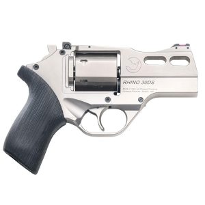 https3A2F2Fmedia.chattanoogashooting.com2Fimages2Fproduct2FCHCF3403412FCHCF340341-1.jpg Chiappa Rhino 30DS Handgun 10mm 6rd Capacity 3" Barrel Nickel with 3 Moon Clips