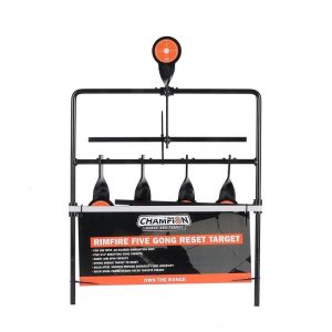 https3A2F2Fmedia.chattanoogashooting.com2Fimages2Fproduct2FCM408742FCM40874-1.jpg Champion Rimfire Five Gong Auto Reset Target Steel