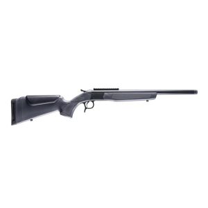 https3A2F2Fmedia.chattanoogashooting.com2Fimages2Fproduct2FCVCR44442FCVCR4443.jpg CVA Scout Single Shot Rifle .44 Rem Mag 20" Threaded Blued Barrel Grey Stock 0 MOA Pic Rail