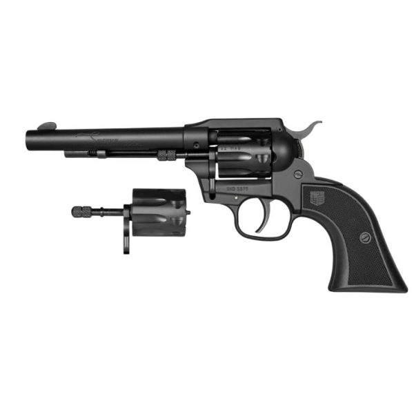 https3A2F2Fmedia.chattanoogashooting.com2Fimages2Fproduct2FDB053CA0012FDB053CA001.jpg Diamondback Sidekick Checkered Polymer Grip Handgun .22 WMR/.22 LR 9rd Capacity 5.5" Tapered Barrel SA/DA Black
