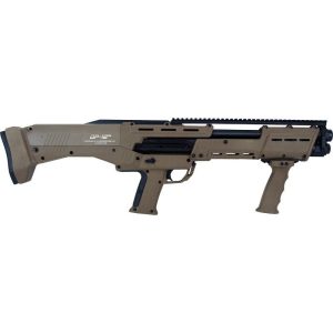 https3A2F2Fmedia.chattanoogashooting.com2Fimages2Fproduct2FDFDP12FDEGENII2FDFDP12FDEGENII-1.jpg Standard Manufacturing DP12 GEN II Shotgun 12 ga 3" Chamber 14rd Magazine 18.5" Barrel FDE