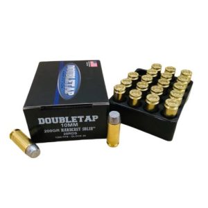 https3A2F2Fmedia.chattanoogashooting.com2Fimages2Fproduct2FDT10MM200HC2FDT10MM200HC.jpg Double Tap Hardcast Solid Handgun Ammunition 10mm Auto 200gr HC 1275 fps 20/ct