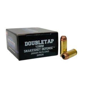 https3A2F2Fmedia.chattanoogashooting.com2Fimages2Fproduct2FDT10MMSS202FDT10MMSS201.jpg Double Tap DT SnakeShot Defense Ammunition 10mm Auto 135gr+#9 JHP 20/ct