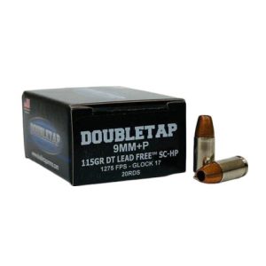 https3A2F2Fmedia.chattanoogashooting.com2Fimages2Fproduct2FDT9MM124X2FDT9MM124X2.jpg Double Tap DT Lead Free Handgun Ammunition 9mm(+P) 124gr SCHP1250 fps 20/cts