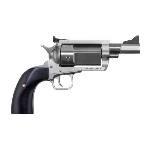 https3A2F2Fmedia.chattanoogashooting.com2Fimages2Fproduct2FDXBFR4570CT2FDXBFR4570CT-1_1.jpg Magnum Research Exclusive BFR Rolling Thunder Handgun .45-70 Gov't 5rd Capacity 3" Barrel Silver with Black Grips
