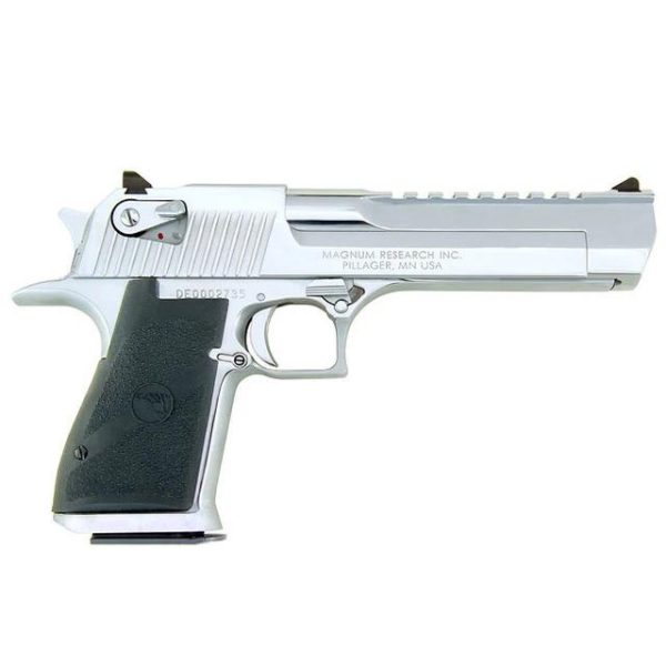 https3A2F2Fmedia.chattanoogashooting.com2Fimages2Fproduct2FDXDE44PC2FDXDE44PC2.jpg Magnum Research Desert Eagle Mark XIX Polished Chrome Handgun .44 Rem Mag 7rd Magazines(1) 6" Barrel