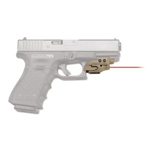 https3A2F2Fmedia.chattanoogashooting.com2Fimages2Fproduct2FEJ0130002282FEJ013000228-1.jpg Crimson Trace Crimson Defender Rail Master Red Universal Handgun Laser Sight Tan