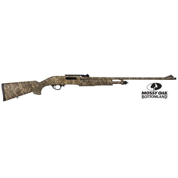 https3A2F2Fmedia.chattanoogashooting.com2Fimages2Fproduct2FEKHEFH2022TRBL2FMossyoakpump.jpg Escort Field Hunter Turkey Pump Shotgun 20ga 3" Chamber 4rd Capacity 22" Barrel Mossy Oak Bottomland Stock