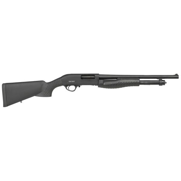 https3A2F2Fmedia.chattanoogashooting.com2Fimages2Fproduct2FEKHESL121800012FEKHESL12180001.jpg Escort Slugger Pump Shotgun 12ga 3" Chamber 5rd Capacity 18" Barrel Black Synthetic Stock