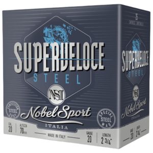 Nobel Target Steel Shotshells 20 ga 2-3/4" 7/8oz 1378 fps #7 25/ct