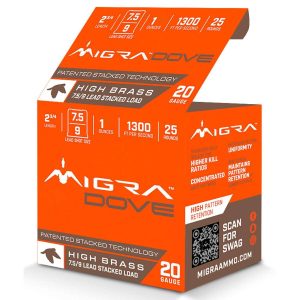 https3A2F2Fmedia.chattanoogashooting.com2Fimages2Fproduct2FERM20LF7592FERM20LF7591_1.jpg Migra Field Lite Stacked Shotshells 20ga 2-3/4" 1oz 1350 fps #7.5 & #9 25/ct