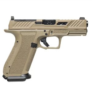 https3A2F2Fmedia.chattanoogashooting.com2Fimages2Fproduct2FEVSS3052CA2FEVSS3052CA-1.jpg Shadow Systems CA Compliant XR920 Handgun 9mm Luger 10rd Magazine(2) 4" Spiral Black Barrel FDE Grip/Slide