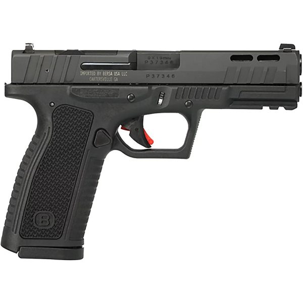 https3A2F2Fmedia.chattanoogashooting.com2Fimages2Fproduct2FEWBP9FSMOR2FBP9FSMOR1.jpg Bersa BP9FS Handgun 9mm Luger 17rd Magazine(2) 4.25" Barrel Black Optics Ready