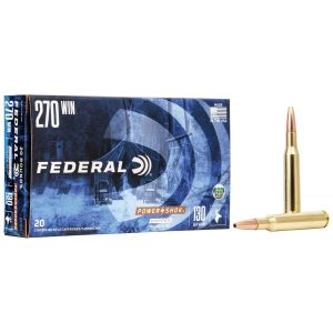 https3A2F2Fmedia.chattanoogashooting.com2Fimages2Fproduct2FFA270130LFA2FFA270130LFA_1.jpg Federal Copper Power-Shok Rifle Ammunition .270 Win 130 gr CHP 3060 fps 20/ct