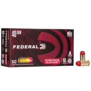 https3A2F2Fmedia.chattanoogashooting.com2Fimages2Fproduct2FFAAE40SJ12FFAAE40SJ1_2.jpg Federal American Eagle Syntech Handgun Ammunition .40 S&W 165 gr TSJ 1060 fps 50/ct